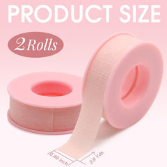 Miuffue lash tape with breathable micro-porous design for comfortable wear.