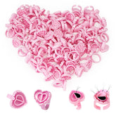 Miuxia 300Pcs glue rings for lash extensions, organized and mess-free.