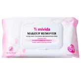 Mivida desmaquillante hipoalergénico, toallitas para rostro, limpieza suave para piel sensible
