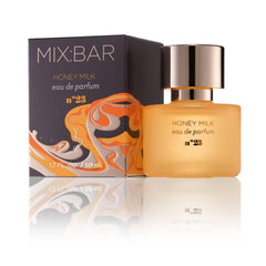 MIX:BAR Honey Milk perfume bottle highlighting warm honey for everyday elegance