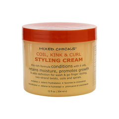 Crema Mixed Chicks para rizos definidos en la botella.