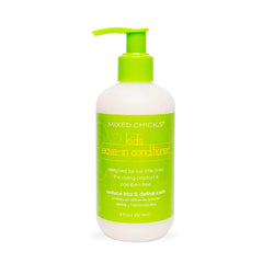 Mixed Chicks Kids Acondicionador Sin Enjuague en botella define rizos suaves.
