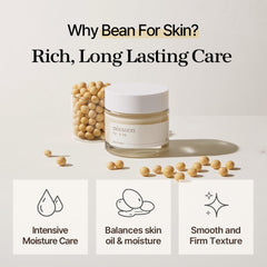 mixsoon Bean Cream texture on skin, smooth and non-sticky finish