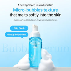 Mixsoon Hyalraebae Pore Bubble Serum, espuma ultrafina en primer plano.