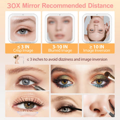 MIYADIVA ABS frame with HD glass delivers clear reflections.