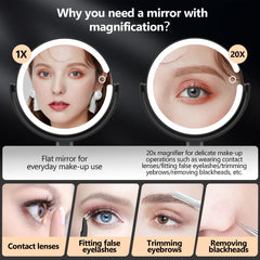 MIYADIVA mirror rotates 360 degrees for easy switching
