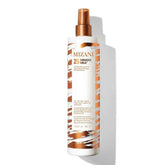 Mizani 25 Benefit Miracle Milk bottle close-up showing lightweight hydration for natural curls