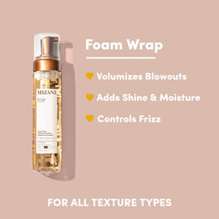 Mizani Foam Wrap for wash and go styling soft hold
