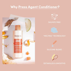 Mizani Raincoat mixing scene demonstrates customizable styling with Press Agent.