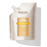 Mizani True Textures Moisture Replenish Shampoo bottle showing hydration for natural curls