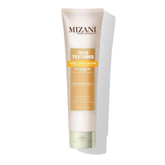 Mizani True Textures Curl Enhancing Lotion bottle delivering defined frizz-free curls