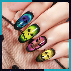 MIZHSE efecto galaxia en uñas para brillo holográfico