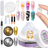 MIZHSE gel-constructor uñas 60 g para extensiones claras y definidas.