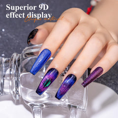 MIZHSE 9D Cat Eye usa lámpara LED para curado rápido