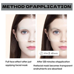 Boxed MKBLNP Collagen Mask set with six pieces.