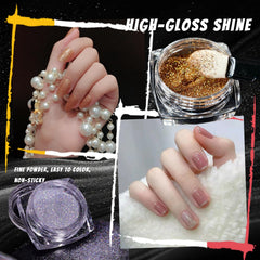 MKNZOME rainbow neon pigment delivers bold shimmer and versatile styling options.
