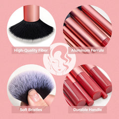 Mlemle soft durable synthetic bristles provide gentle touch