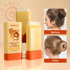 Barra MLSMILE en proceso de aplicación rápida para cabello infantil.