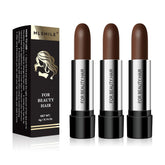 MLS MILE Hair Color Touch-Up Stick in dark brown for quick, precise root coverage on the go.