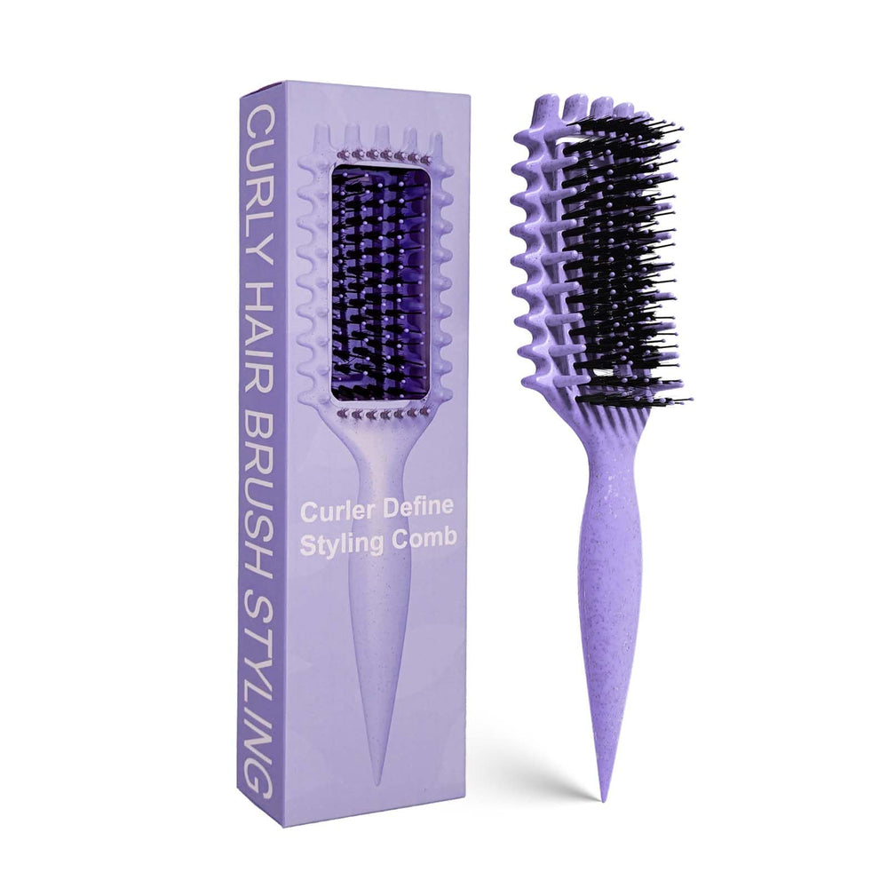 MMBVsz Candybrush shows ergonomic handle for easy detangling and curl shaping.