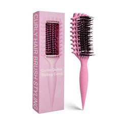 MMBVSZ Candybrush curls-defining brush in pink for effortless detangling and shaping.