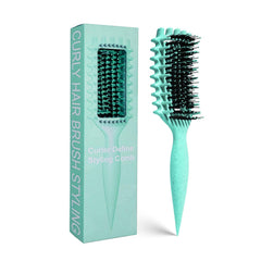 MMBVSZ Candybrush ergonomic handle for comfortable detangling and curl shaping.