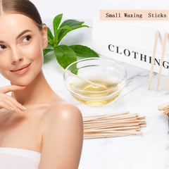 MMonDod flat tip wax stick ideal for detailed eyebrow waxing.