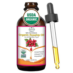 MMPANG Aceite de rosa mosqueta, botella de 30 ml, hidratación suave para la piel.
