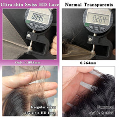 Mnador Brazilian virgin hair closure offers soft, durable material for long wear.