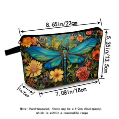 MoCaliduccious dragonfly print close-up showing fade-resistant color for daily use