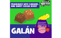 Moco de Gorila Galan gel frasco olor-frutal ideal para uso diario.