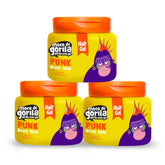 Moco de Gorila Punk gel in yellow bottle for bold, long-lasting hold.