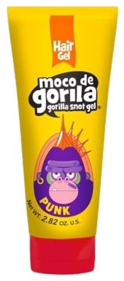 Gorilla Snot Gel Punk, tubo de viaje 2.82 oz para peinados duraderos y definidos.