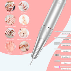 MOCOWIND nail drill side profile highlighting compact professional design
