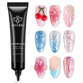 Modelones 3D nail gel bottle for sculpting detailed 3D designs with strong hold