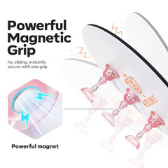 Modelones anti-slip metal base keeps displays stable during sessions.