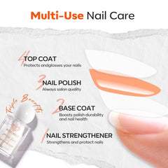 modelones base coat application on nails for smooth prep and better adhesion