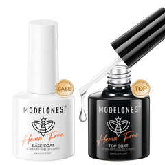 Modelones capa base gel sin HEMA para acabado suave y duradero.