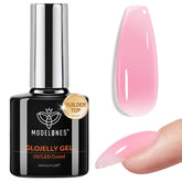 Modelones gel top coat brillo ultra, botella de 15 ml para uñas