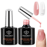 Modelones Builder Gel transparente, envase de 10 ml, base y fortalecimiento.