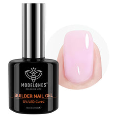 Modelones Builder Nail Gel: envase en primer plano para una aplicación fácil.