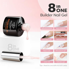 Modelones Builder Nail Gel nude cover bottle for seamless extensions