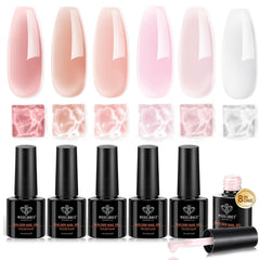 Modelones Builder Nail Gel Set: caja de presentación para uñas en casa