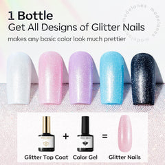 Modelones brillo perlado: efecto nacarado para uñas brillantes.