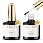 Modelones capa superior transparente, bote 10 ml, acabado profesional.