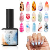 Modelones gel floración con efecto floral para uñas vibrantes