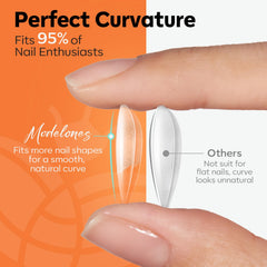 Modelones half-matte texture provides better grip for precise application