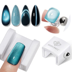 Modelones imant ojo de gato uñas para un acabado elegante