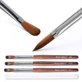 Modelones Kolinsky nail brush size 8 for precise acrylic application and carving