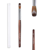 Modelones Kolinsky Sable brush hair close-up for smooth acrylic application.